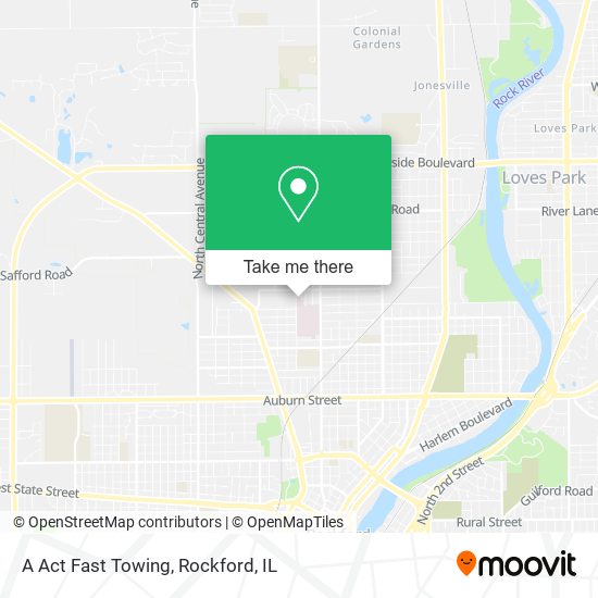 Mapa de A Act Fast Towing
