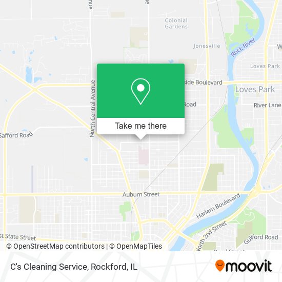 C's Cleaning Service map