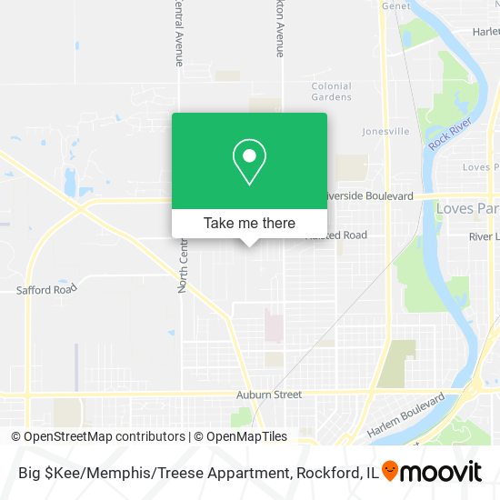 Mapa de Big $Kee / Memphis / Treese Appartment
