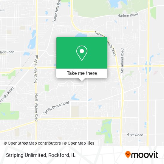 Mapa de Striping Unlimited