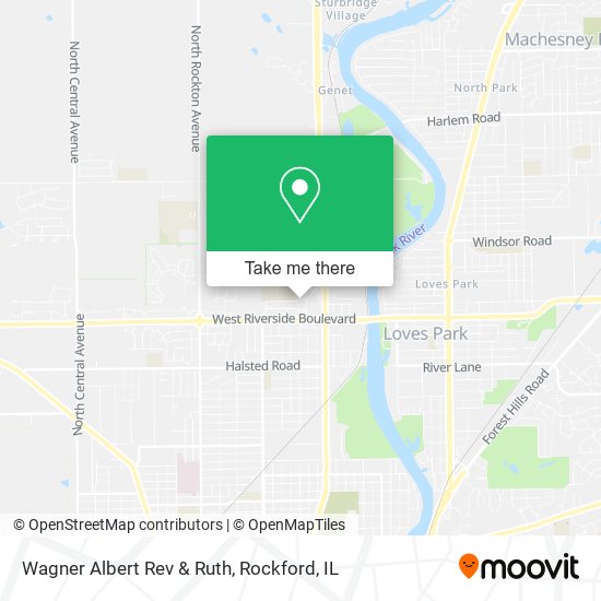 Mapa de Wagner Albert Rev & Ruth