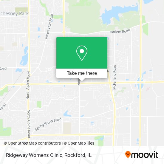 Ridgeway Womens Clinic map