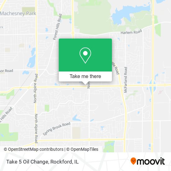 Mapa de Take 5 Oil Change