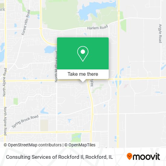 Mapa de Consulting Services of Rockford Il