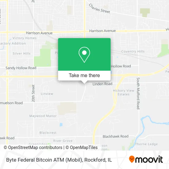 Byte Federal Bitcoin ATM (Mobil) map