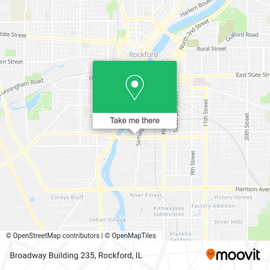 Broadway Building 235 map