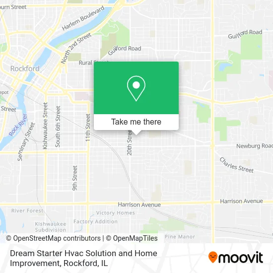 Dream Starter Hvac Solution and Home Improvement map