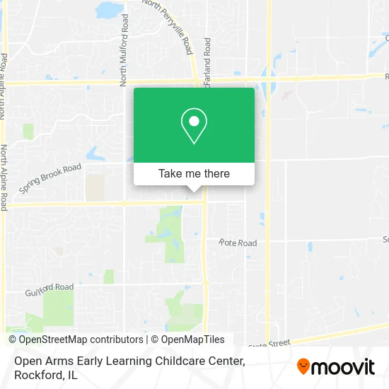 Open Arms Early Learning Childcare Center map
