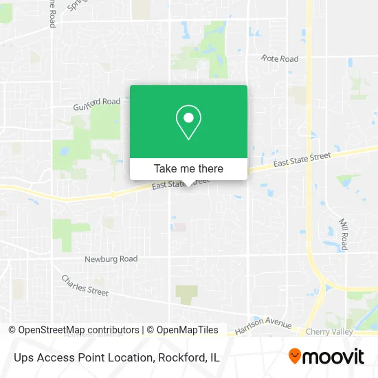 Ups Access Point Location map