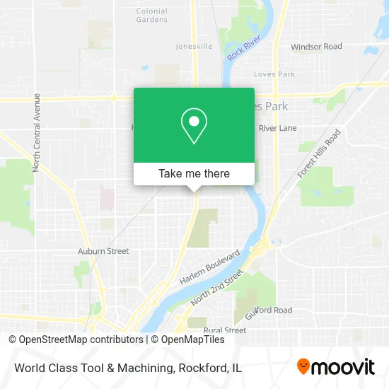 World Class Tool & Machining map