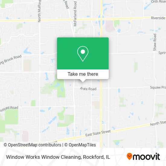Window Works Window Cleaning map