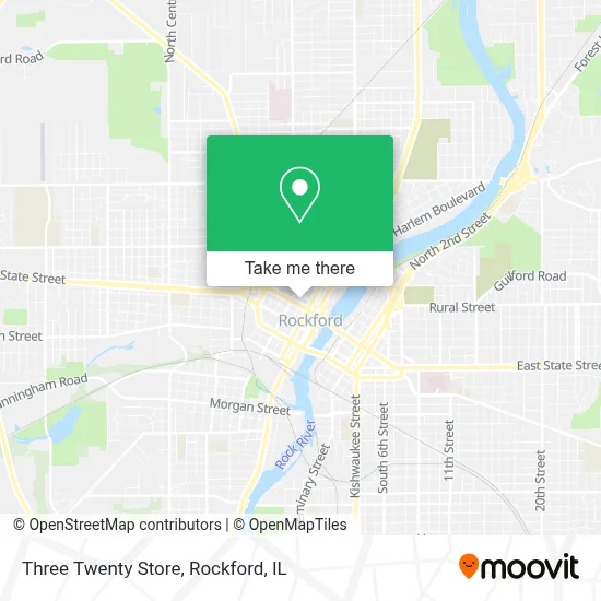Three Twenty Store map