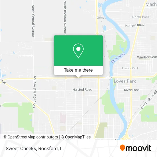 Sweet Cheeks map