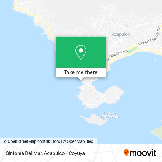 Sinfonía Del Mar map