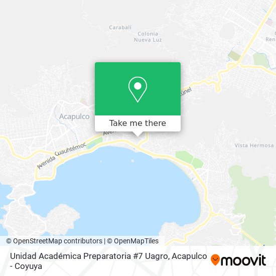 Unidad Académica Preparatoria #7 Uagro map