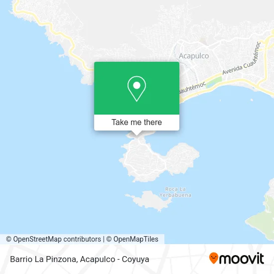 Barrio La Pinzona map