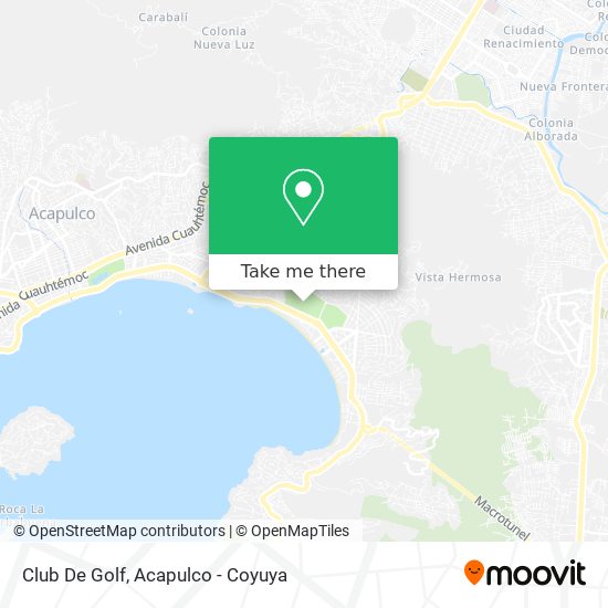 Club De Golf map