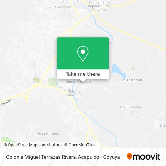 Colonia Miguel Terrazas Rivera map