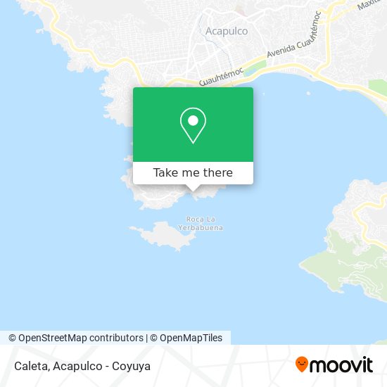 Caleta map