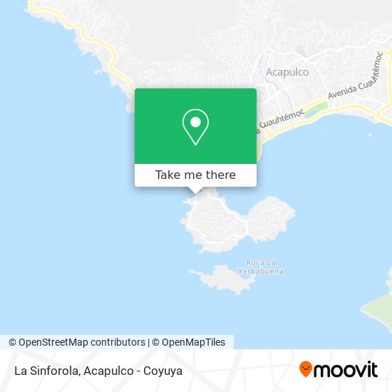 La Sinforola map