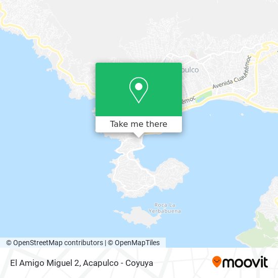 El Amigo Miguel 2 map