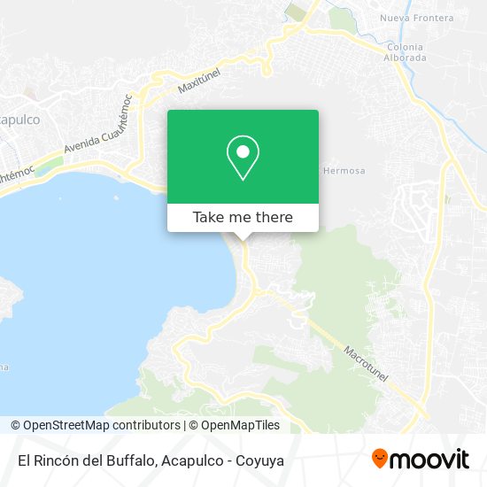 El Rincón del Buffalo map