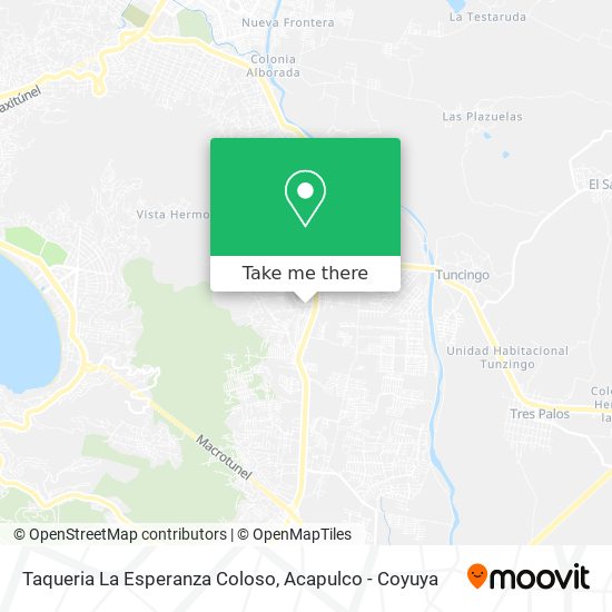 Taqueria La Esperanza Coloso map