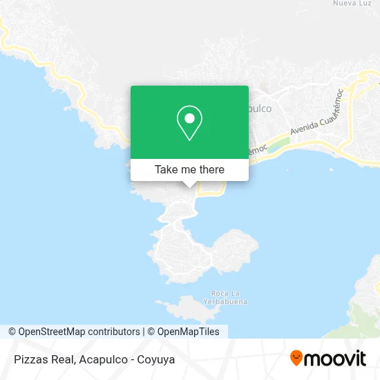 Pizzas Real map