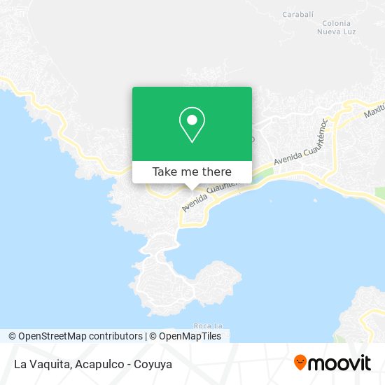 La Vaquita map