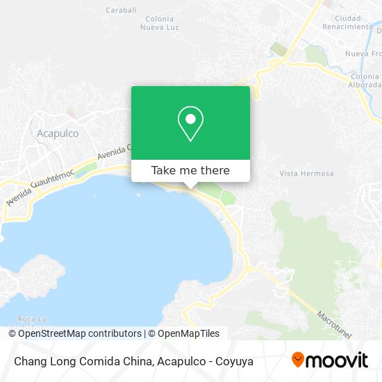 Chang Long Comida China map