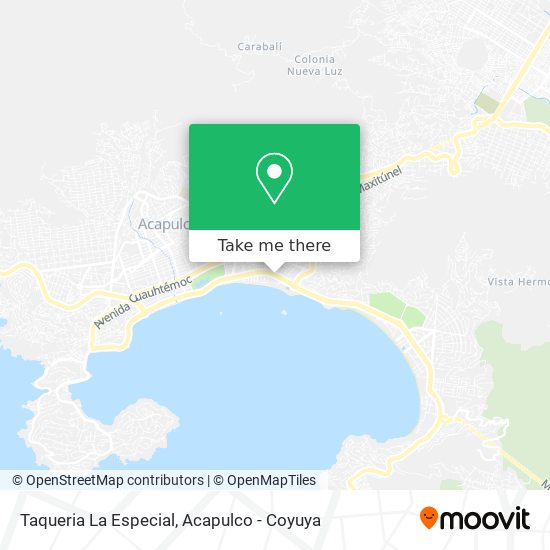 Mapa de Taqueria La Especial