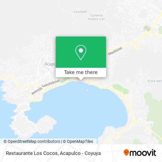 Restaurante Los Cocos map