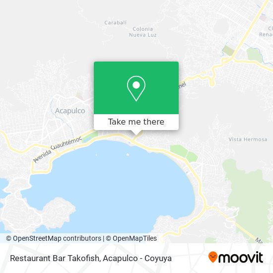 Restaurant Bar Takofish map