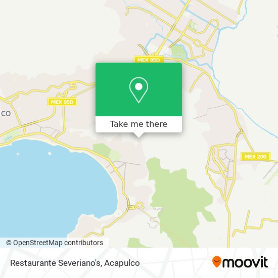 Restaurante Severiano's map