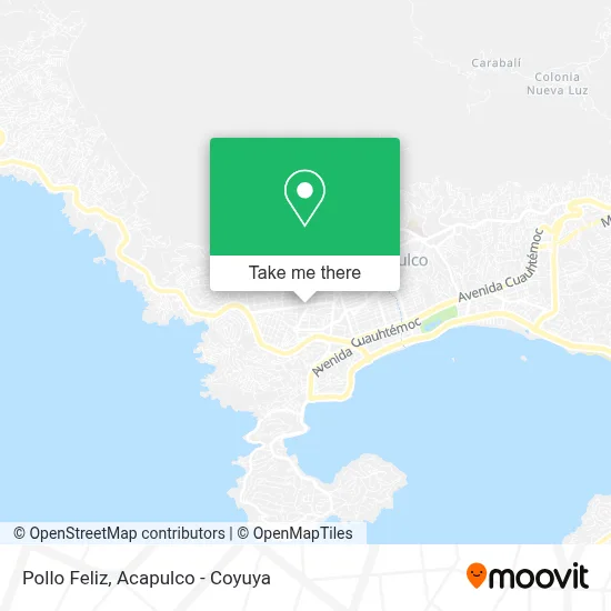 Pollo Feliz map
