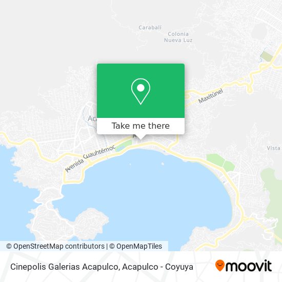 Cinepolis Galerias Acapulco map