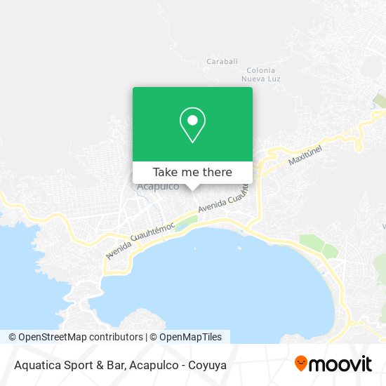 Mapa de Aquatica Sport & Bar