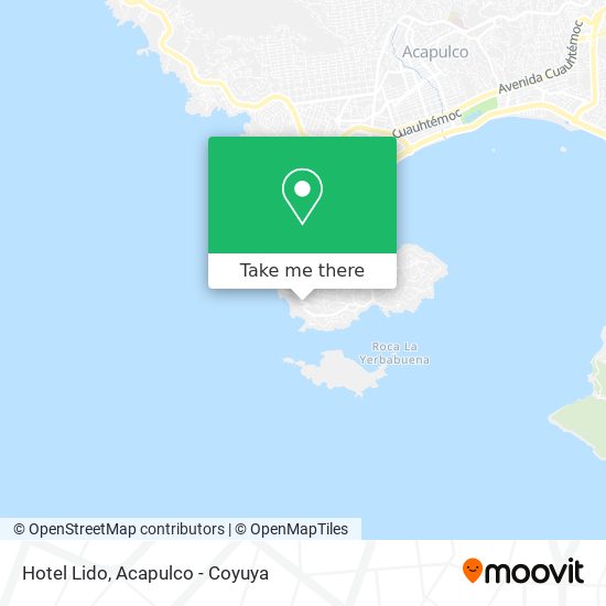 Hotel Lido map