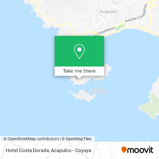 Hotel Costa Dorada map