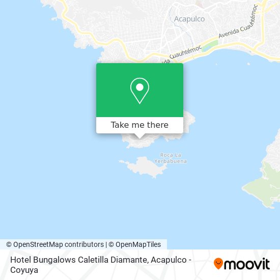 Hotel Bungalows Caletilla Diamante map