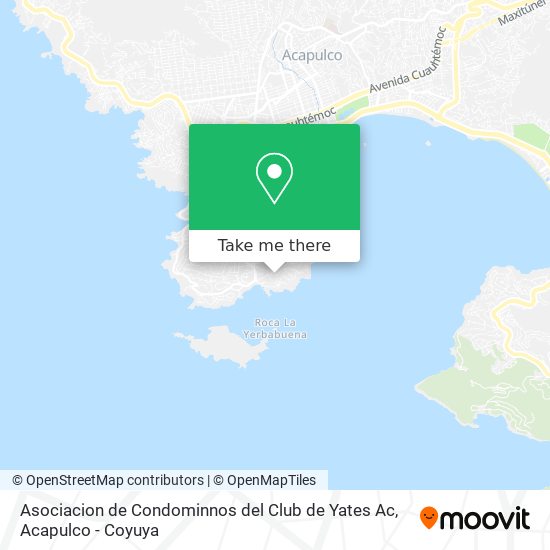 Asociacion de Condominnos del Club de Yates Ac map