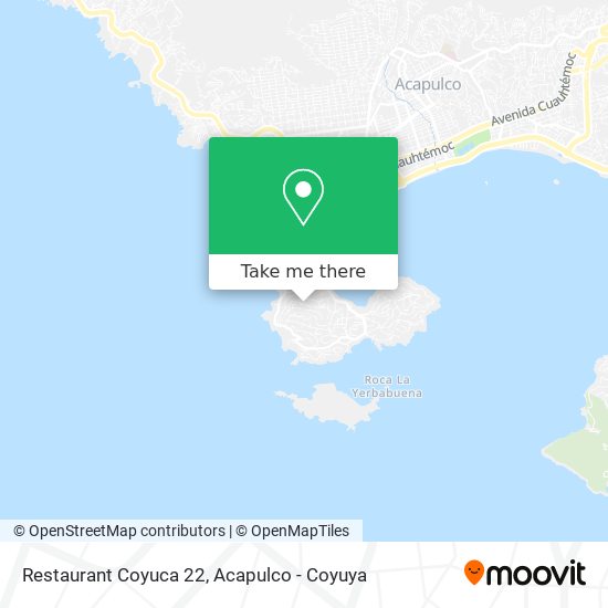 Restaurant Coyuca 22 map