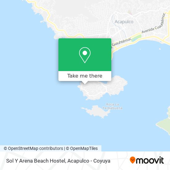 Sol Y Arena Beach Hostel map