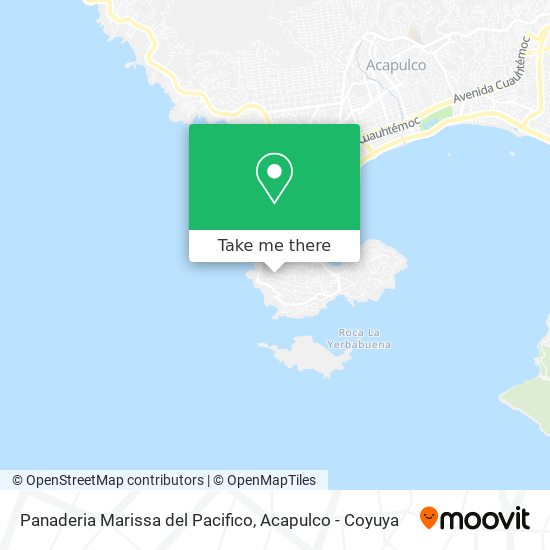 Panaderia Marissa del Pacifico map