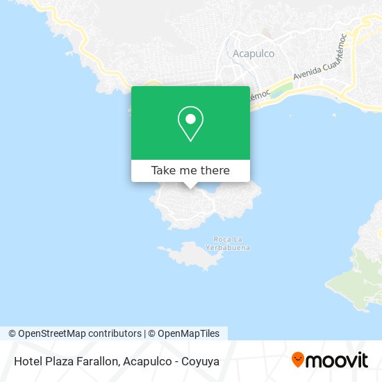 Hotel Plaza Farallon map