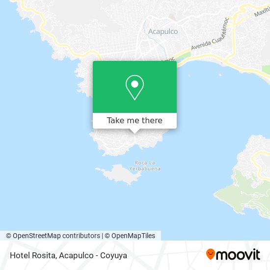 Hotel Rosita map