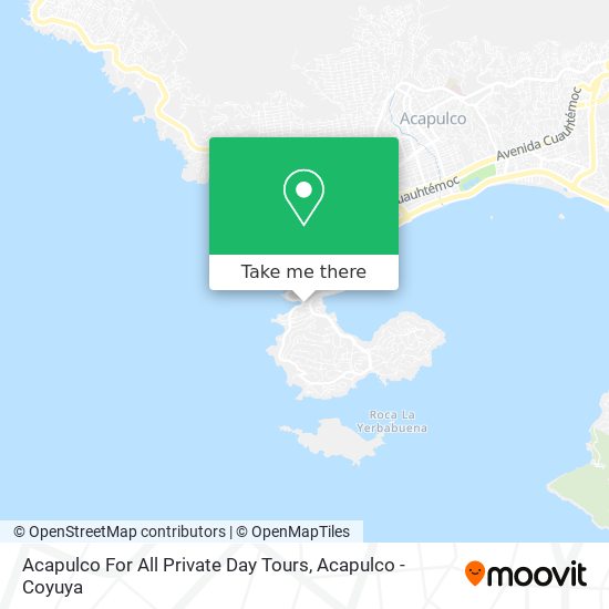 Acapulco For All Private Day Tours map