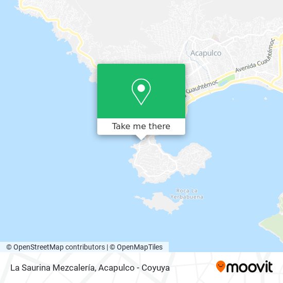 La Saurina Mezcalería map
