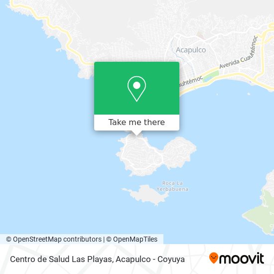 Mapa de Centro de Salud Las Playas