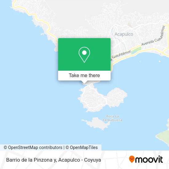 Barrio de la Pinzona y map